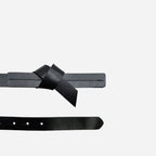 ALEXANDRIA - Women's Black Genuine Leather Belt
