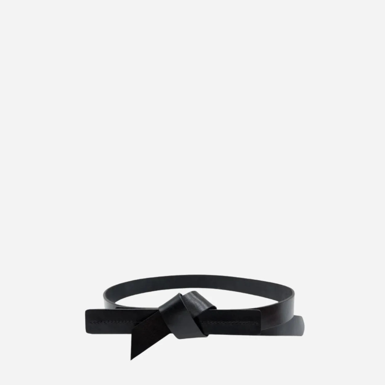 ALEXANDRIA - Women's Black Genuine Leather Belt