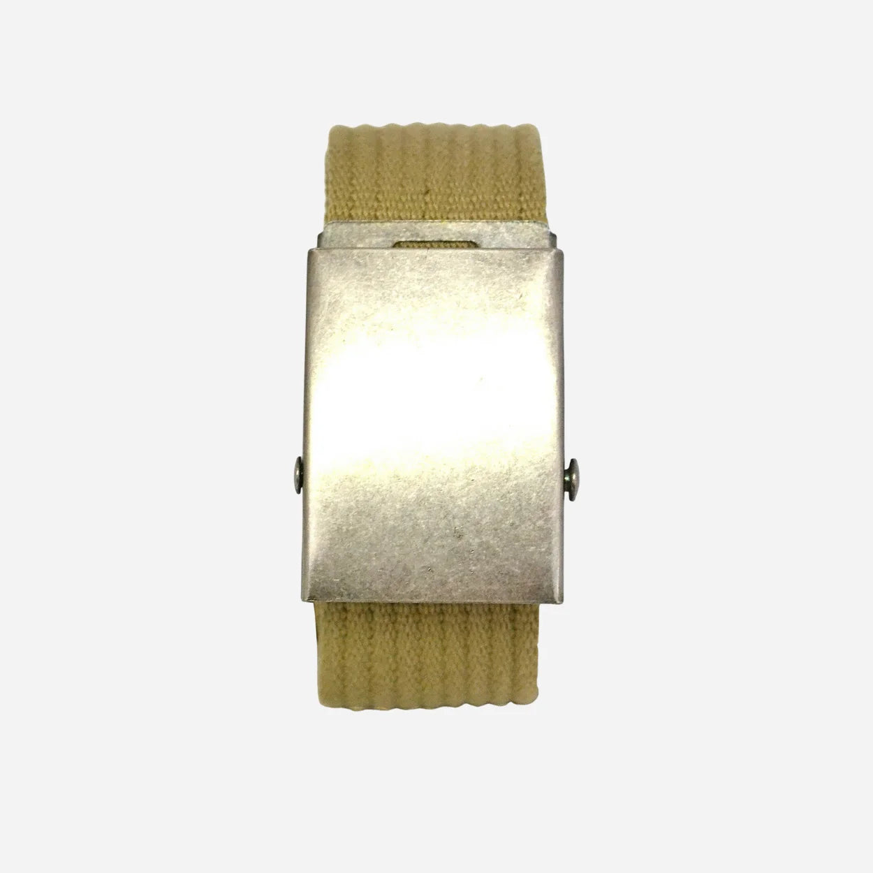ALONSO - Light Brown Canvas Webbing Belt