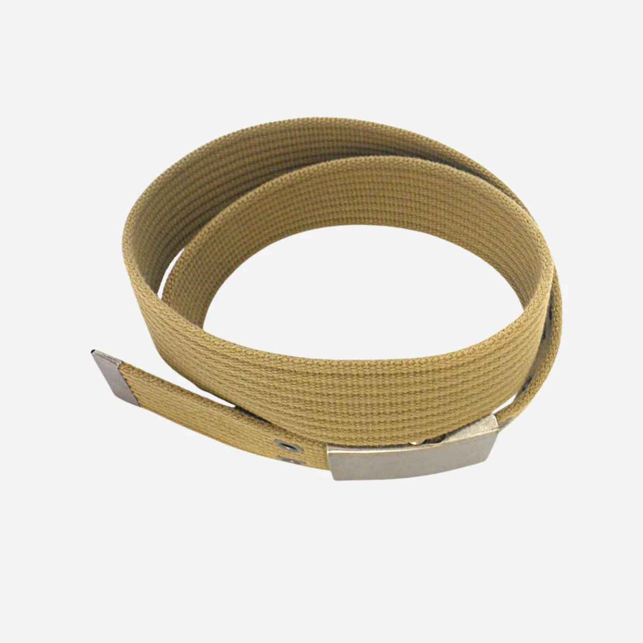 ALONSO - Light Brown Canvas Webbing Belt
