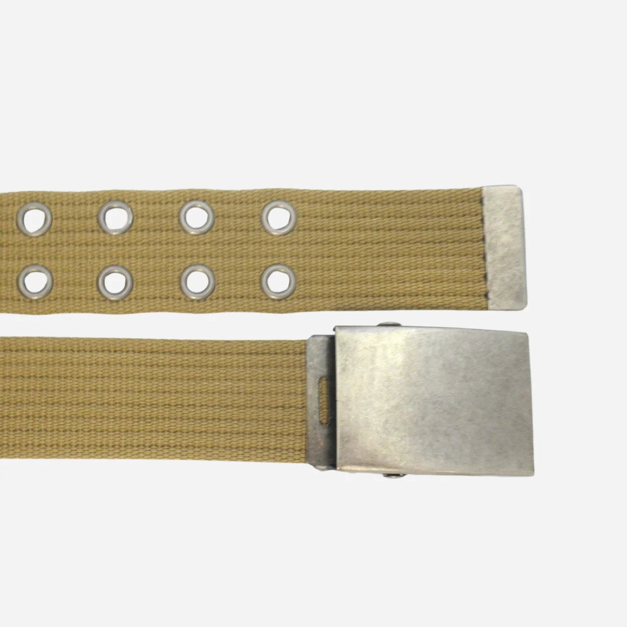 ALONSO - Light Brown Canvas Webbing Belt
