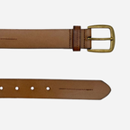 ANDREW - Mens Tan Genuine Leather Belt