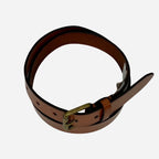 ANDY - Mens Tan Genuine Leather Belt
