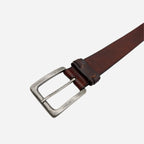 LUCAS - Mens Brown Leather Belt - BeltNBags