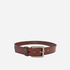 LUCAS - Mens Brown Leather Belt - BeltNBags