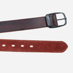 AVONDALE - Women's Dark Brown Genuine Leather Belt