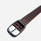 AVONDALE - Women's Dark Brown Genuine Leather Belt