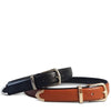 SURRY HILLS - Women's Black Genuine Leather Belt with Gold Buckle