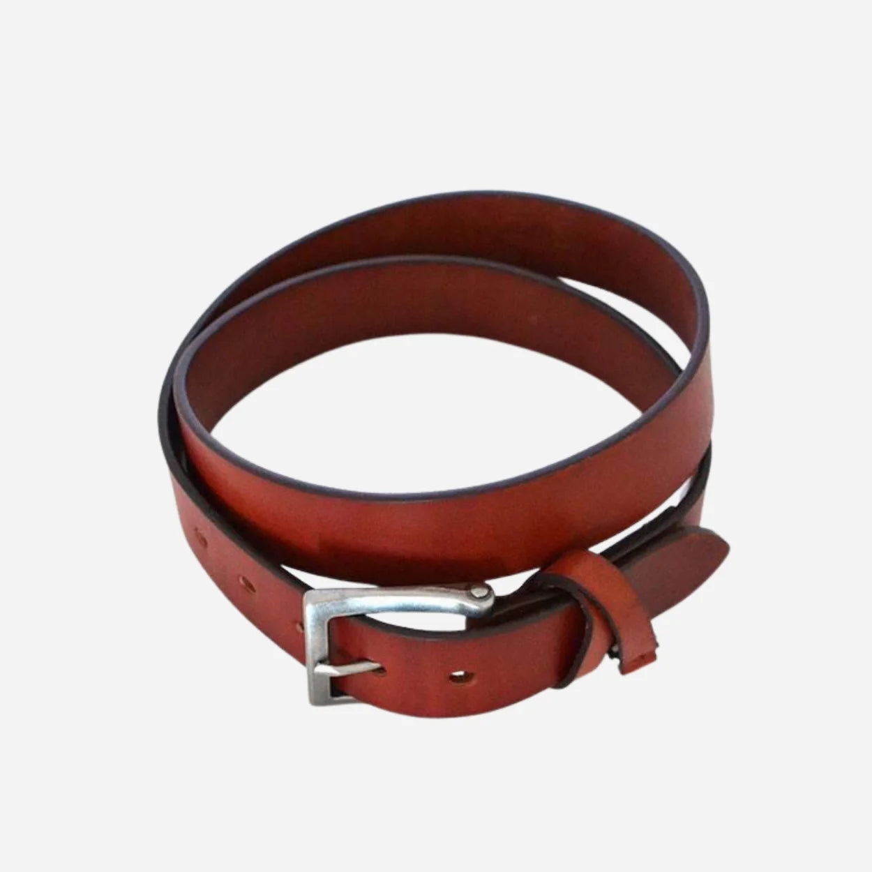 BENARD - Mens Brown Genuine Leather Belt