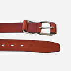 BENJI - Mens Brown Genuine Leather Belt - BeltNBags