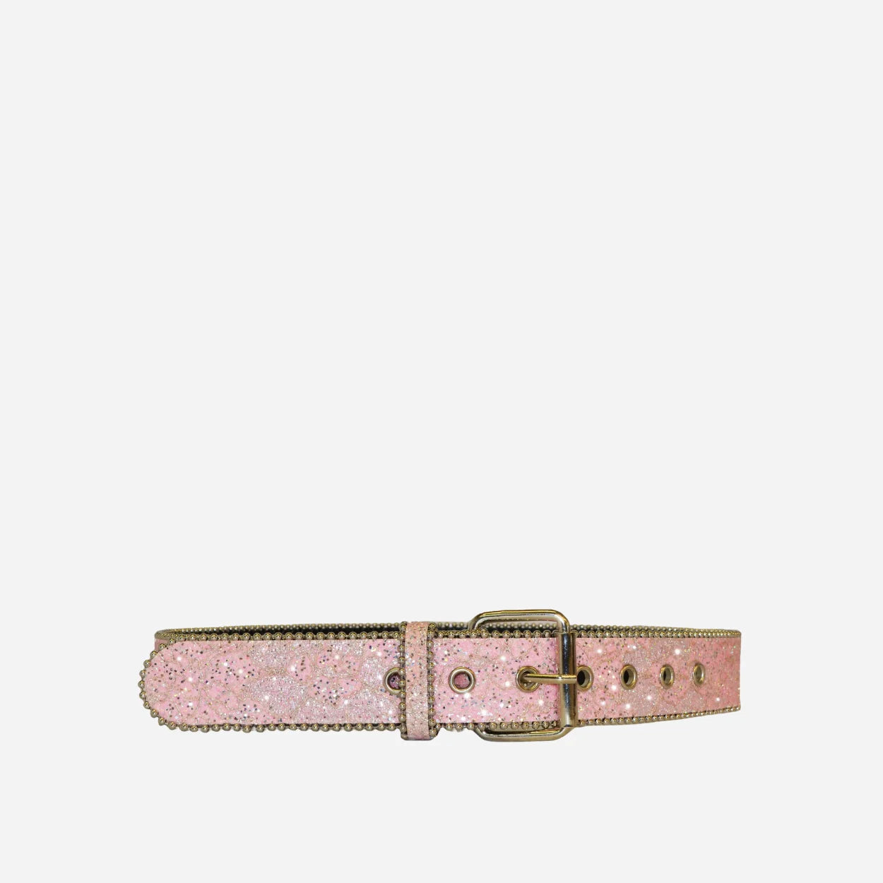 BETTY - Girls Pink Glittery PU Belt