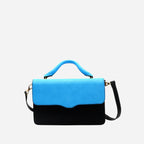 BILLIE  - Tropical Faux Leather Crossbody with Interchangeable Lids