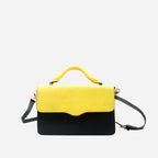BILLIE  - Tropical Faux Leather Crossbody with Interchangeable Lids