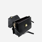 BILLIE  - Tropical Faux Leather Crossbody with Interchangeable Lids