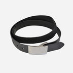 BRIXTON - Mens Black Genuine Leather Flexi-Belt - BeltNBags