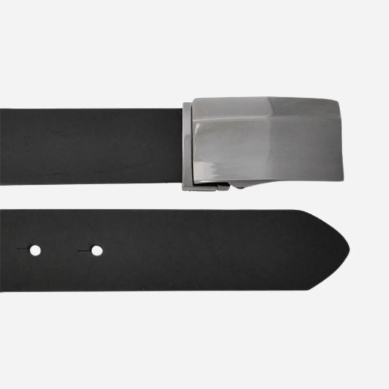 BRIXTON - Mens Black Genuine Leather Flexi-Belt