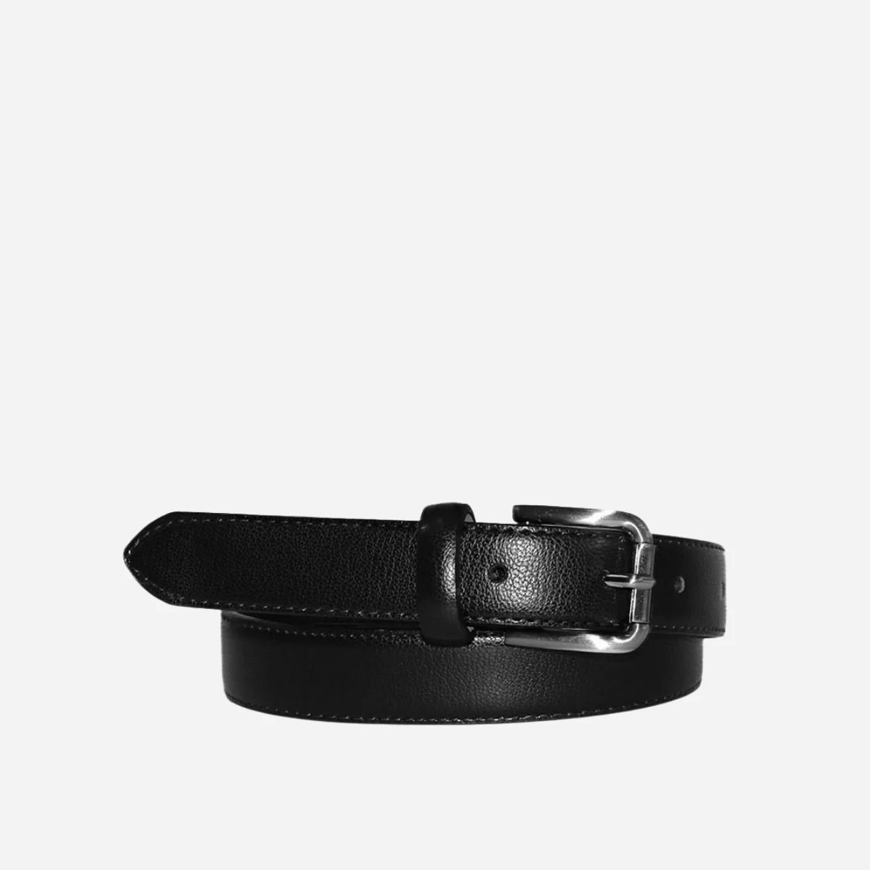BYRON - Black Genuine Leather Boys Belt