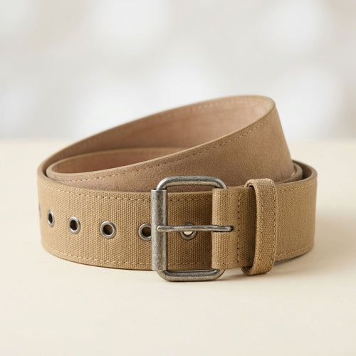 Baxter Men's Wide Canvas Leather Belt