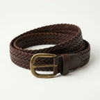 Bennett Men's Braided Genuine Leather Belt