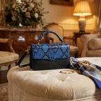 BILLIE  - Snakeskin Faux Leather Crossbody with Interchangeable Lids