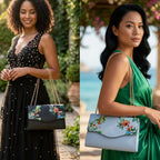 Tropical Clutch Bag Bundle – Mix & Match Saffiano Leather Clutches - BeltNBags
