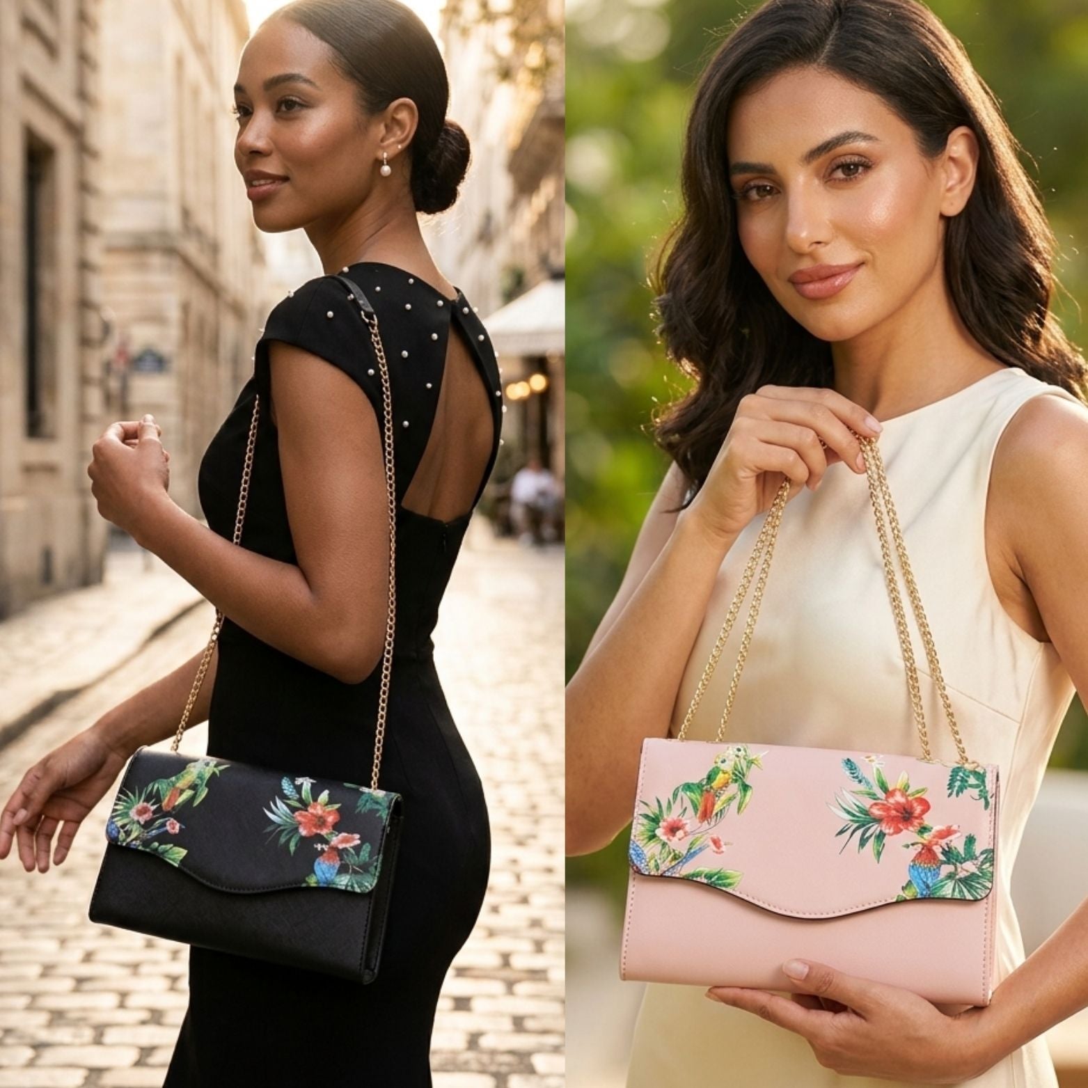 Tropical Clutch Bag Bundle – Mix & Match Saffiano Leather Clutches - BeltNBags