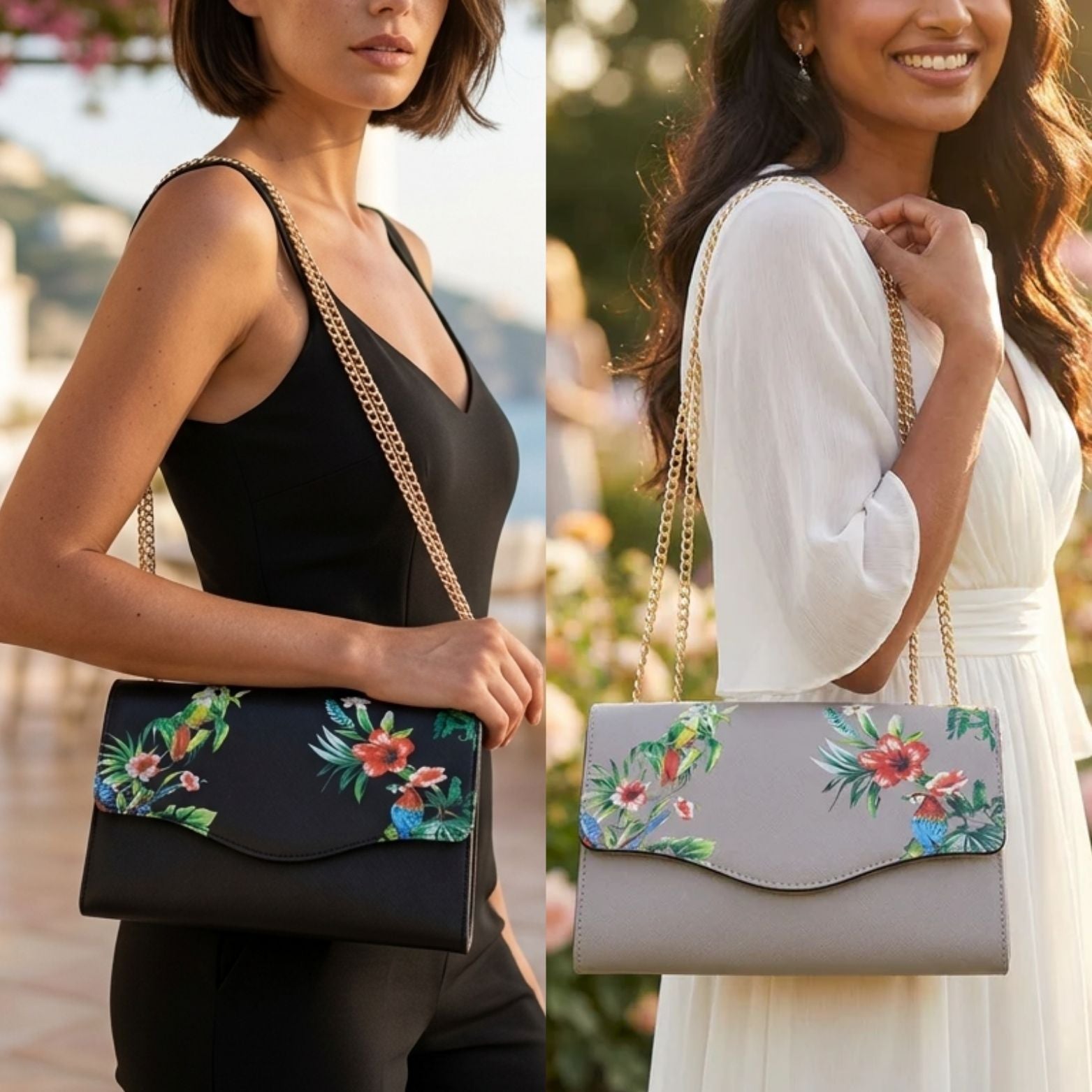 Tropical Clutch Bag Bundle – Mix & Match Saffiano Leather Clutches
