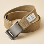 Bronson Men's Sand Cotton Canvas Webbing Belt