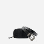 Gift Set | CAMDEN Belt & CARMICHAEL Cowhide Leather Wristlet Purse