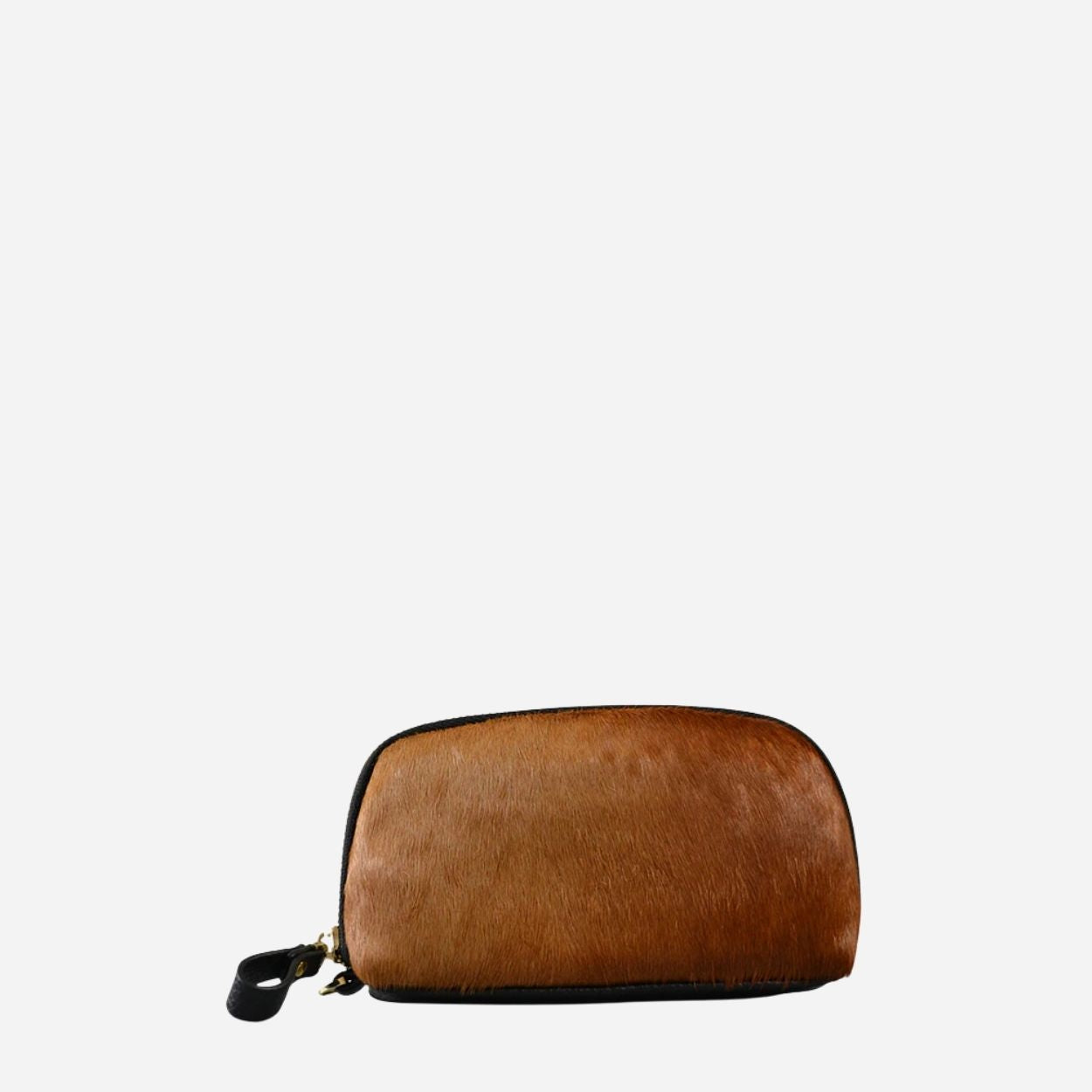 CARMICHAEL - Ladies Brown Leather Cowhide Wristlet Wallet Purse
