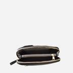 CARMICHAEL - Ladies Brown Leapoard Leather Cowhide Wristlet Wallet Purse