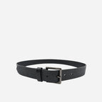 CARSON - Men's Genuine Leather Belt with Gunmetal Buckle