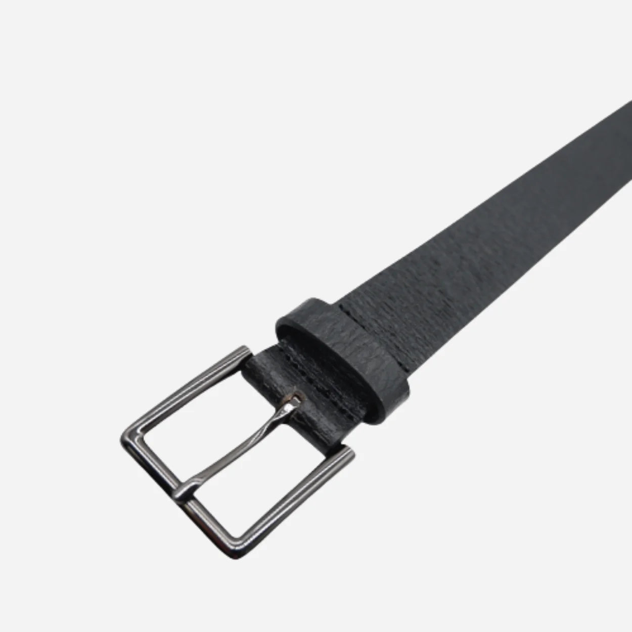 CARSON - Men's Genuine Leather Belt with Gunmetal Buckle