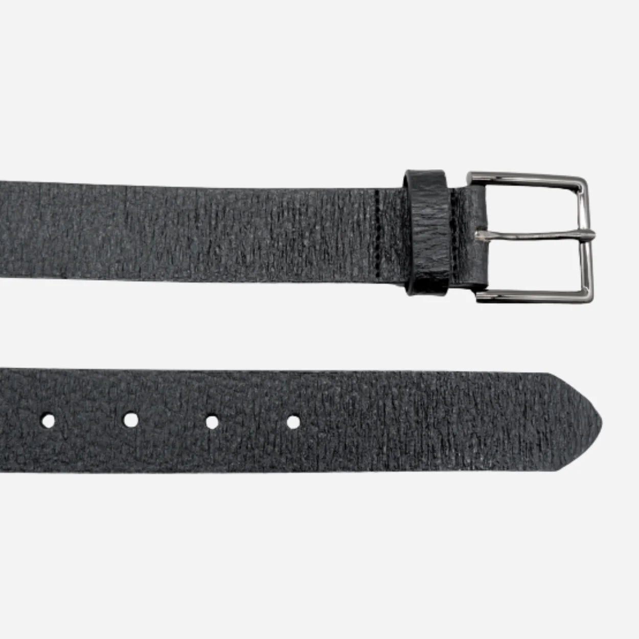 CARSON - Men's Genuine Leather Belt with Gunmetal Buckle
