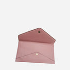 CASTLECRAG - Dusty Rose Pink Genuine Leather Clutch with Zipper Detailing - BeltNBags