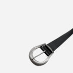 CATALINA - Women's Black Genuine Leather Belt