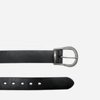 CATALINA - Women's Black Genuine Leather Belt