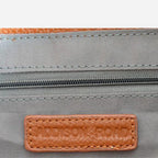 CENTENNIAL PARK - Ladies Tan Pebbled Leather Clutch Envelope Bag - BeltNBags