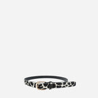 CLARABELLE - Women's Cow Print Genuine Leather Belt