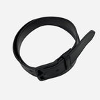 DANIEL - Men's Black Genuine Leather Belt with Black Pin Buckle