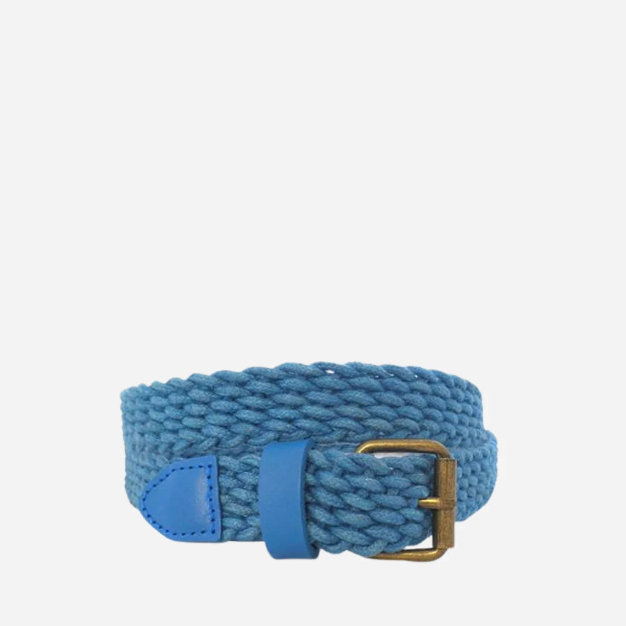 DANNY - Casual Blue Cotton Webbing Belt