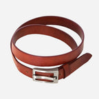DARCY - Men's Tan Genuine Leather Belt - BeltNBags