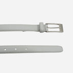 DEANEEN - Women's Grey Genuine Leather Belt - BeltNBags