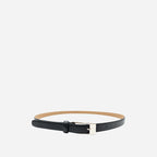 DEANEEN - Women's Black Genuine Leather Belt