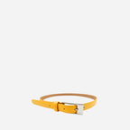 DEANEEN - Women's Yellow Genuine Leather Belt - BeltNBags