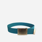 DEXTER - Cotton Nylon Webbing Belt with Silver Buckle (7 Colours) - BeltNBags