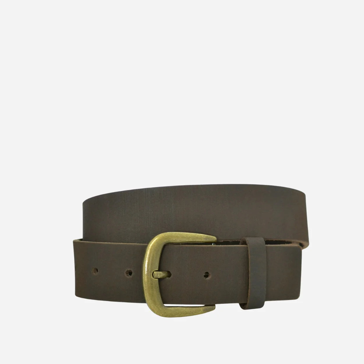 DION - Mens Brown Leather Belt