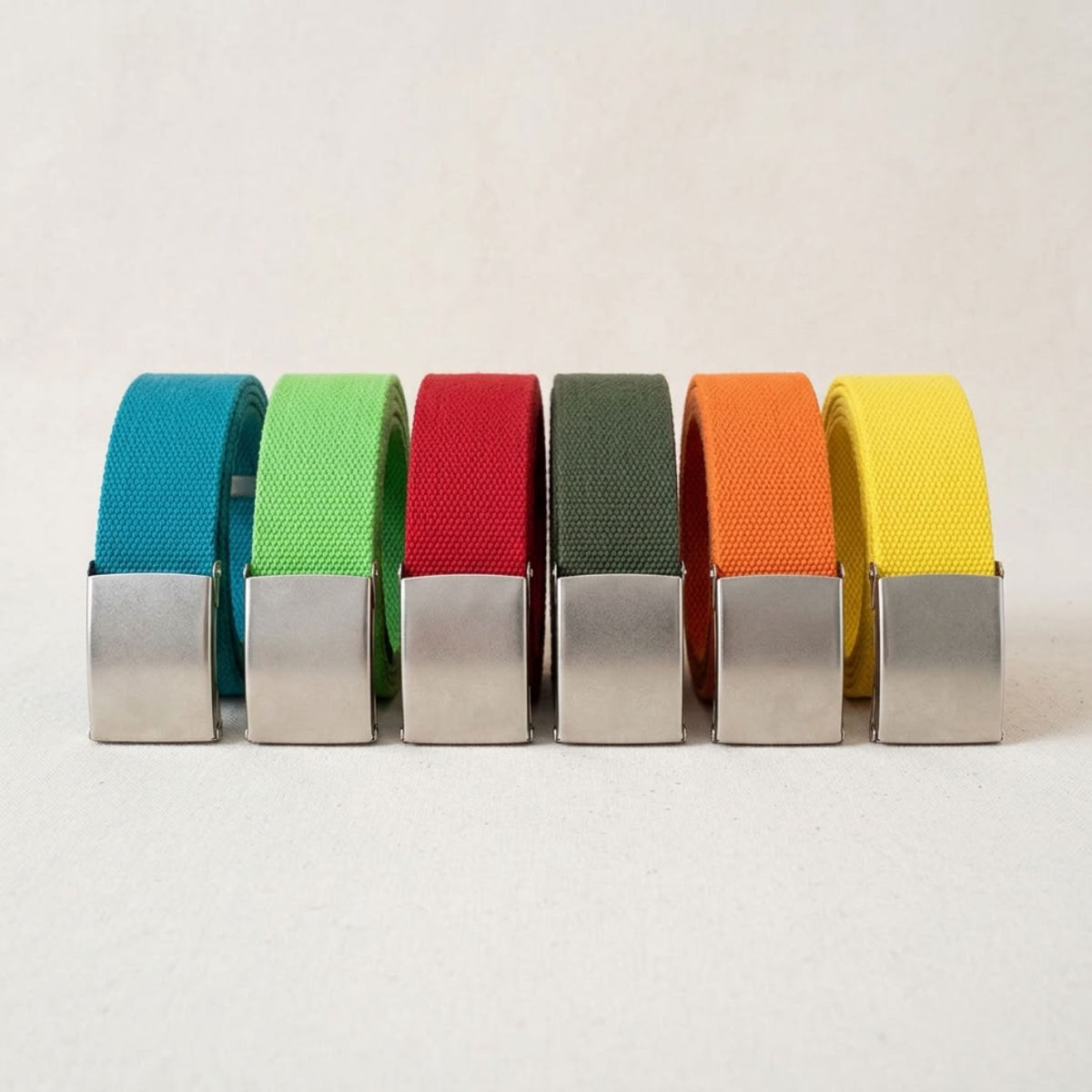 Dexter Webbing Belt Bundle – 6 Colours for $30
