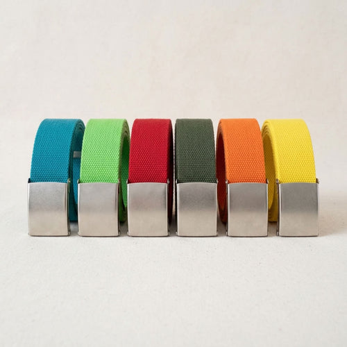 Dexter Webbing Belt Bundle – 6 Colours for $30