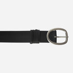 EDWIN - Mens Black Leather Dress Belt - BeltNBags